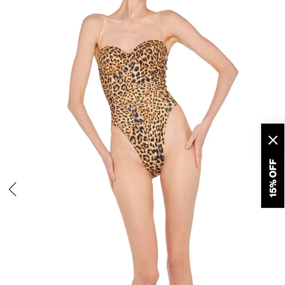 Norma Kamali Leopard Print Bodysuit